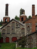 The 19th-century blast furnaces at the Iggesunds bruk Iggesunds bruk.JPG