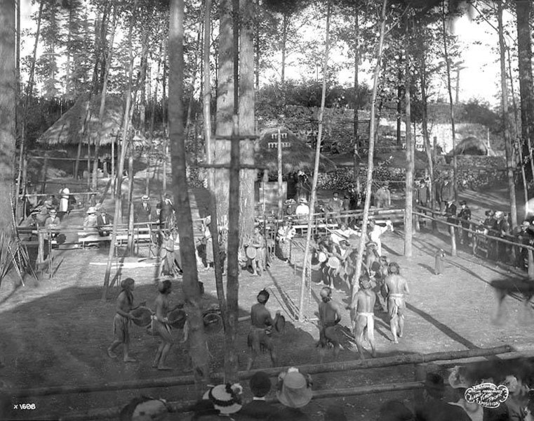 File:Igorrote men and women engaged in ceremonial dance, Igorrote Village, Alaska Yukon Pacific Exposition, Seattle, 1909 (AYP 419).jpeg