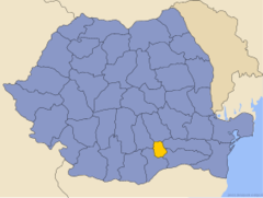 Letak County Ilfov di Rumania