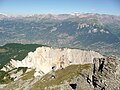 Blick vom Illhorn auf den Illgraben.