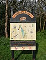 Information board at Kelsey Park, Beckenham.