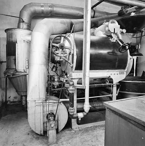 Dutch coffee-roasting machine, c. 1920