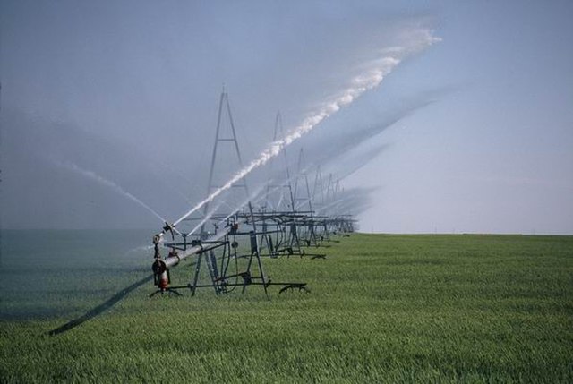 Increased use of irrigation played a major role in the green revolution.