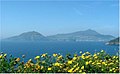 Vista de la isla de Ischia desde Procida