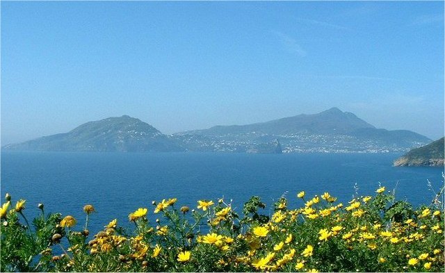 View of Ischia from Procida