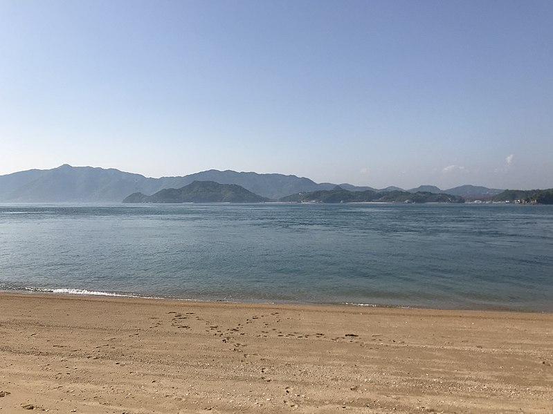 File:Iwashijima Island and beach near Ohamasaki Lighthouse 2.jpg