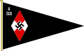 پرچم سه گوش جنگی در اوایل ۱۹۳۳