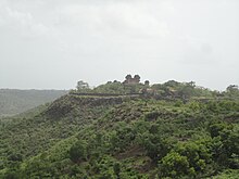A view of the Jaivilas Palace from the Hanuman Point, Jawhar Jaivilas Palace from Hanuman Point, Jawhar.jpg