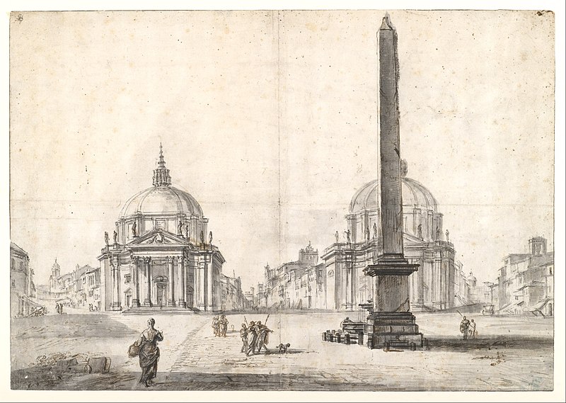 File:Jean-Baptiste Lallemand - Piazza del Popolo, Rome - Google Art Project.jpg