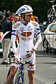 Jean-Marc Marino, coureur cycliste castrais présent au Tour de France 2012 avec l'équipe Sojasun.