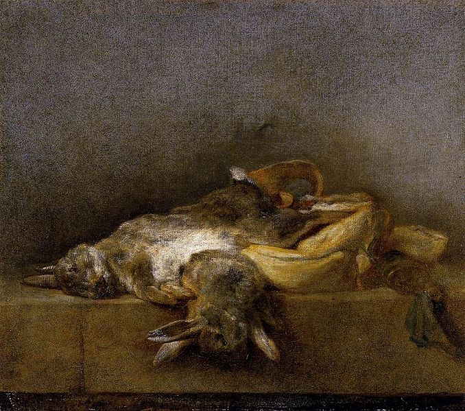 File:Jean Siméon Chardin - Still-Life with Two Rabbits - WGA04772.jpg