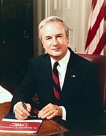Jim Hunt was the state's longest-serving governor. Jim Hunt official portrait.jpg
