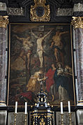 Christus aan het kruis (1640) in de Sint-Pieterskerk te Lo