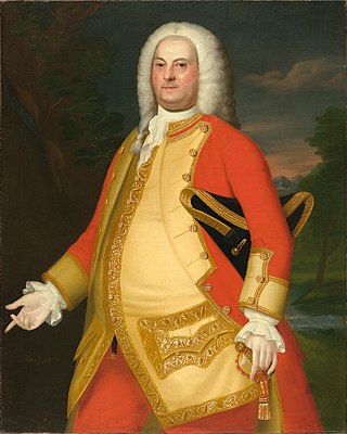 <span class="mw-page-title-main">William Brattle</span> American politician, lawyer, cleric, physician and military officer (1706–1776)