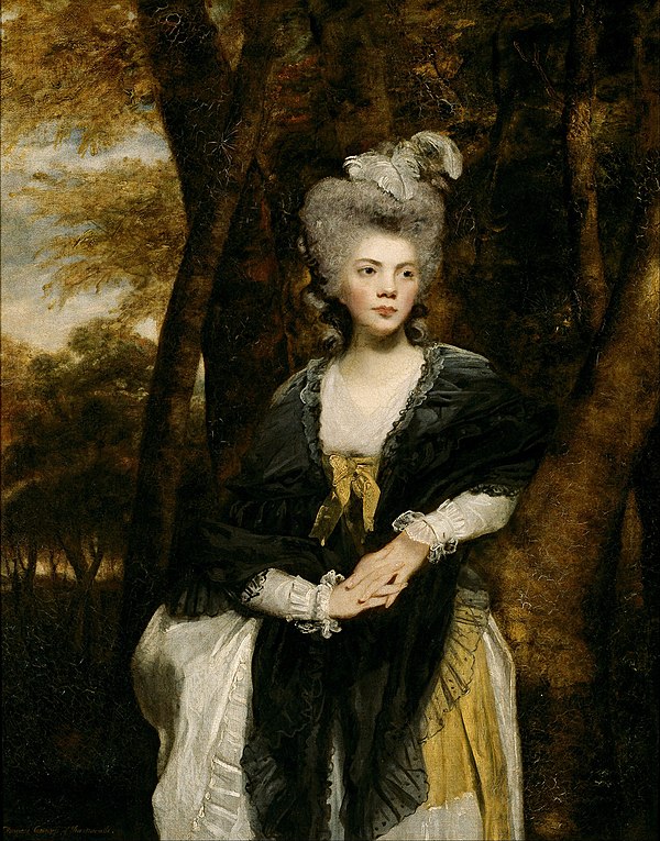 Joshua Reynolds - Lady Frances Finch c.1781-1782