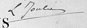 signature de Léon Joulin