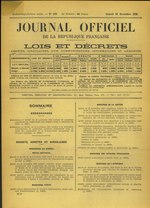 Миниатюра для Файл:Journal officiel de la République française, Loi et décrets, 29 novembre 1958.djvu