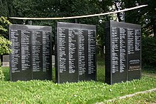 Mahnmal für die ermordeten Juden auf dem Friedhof an der Bollwerkstraße