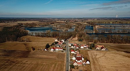 Königswartha Entenschenke Aerial