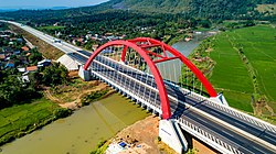 Jembatan Kalikuto penghubung ruas Jalan Tol Semarang–Batang