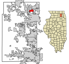 Kane County Illinois Incorporated and Unincorporated areas Sleepy Hollow Highlighted.svg