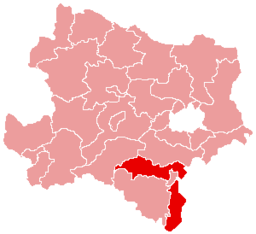 Bezirk Wiener Neustadt-Land location map