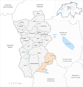 Map of Menznau