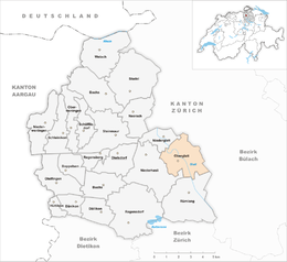 Oberglatt – Mappa