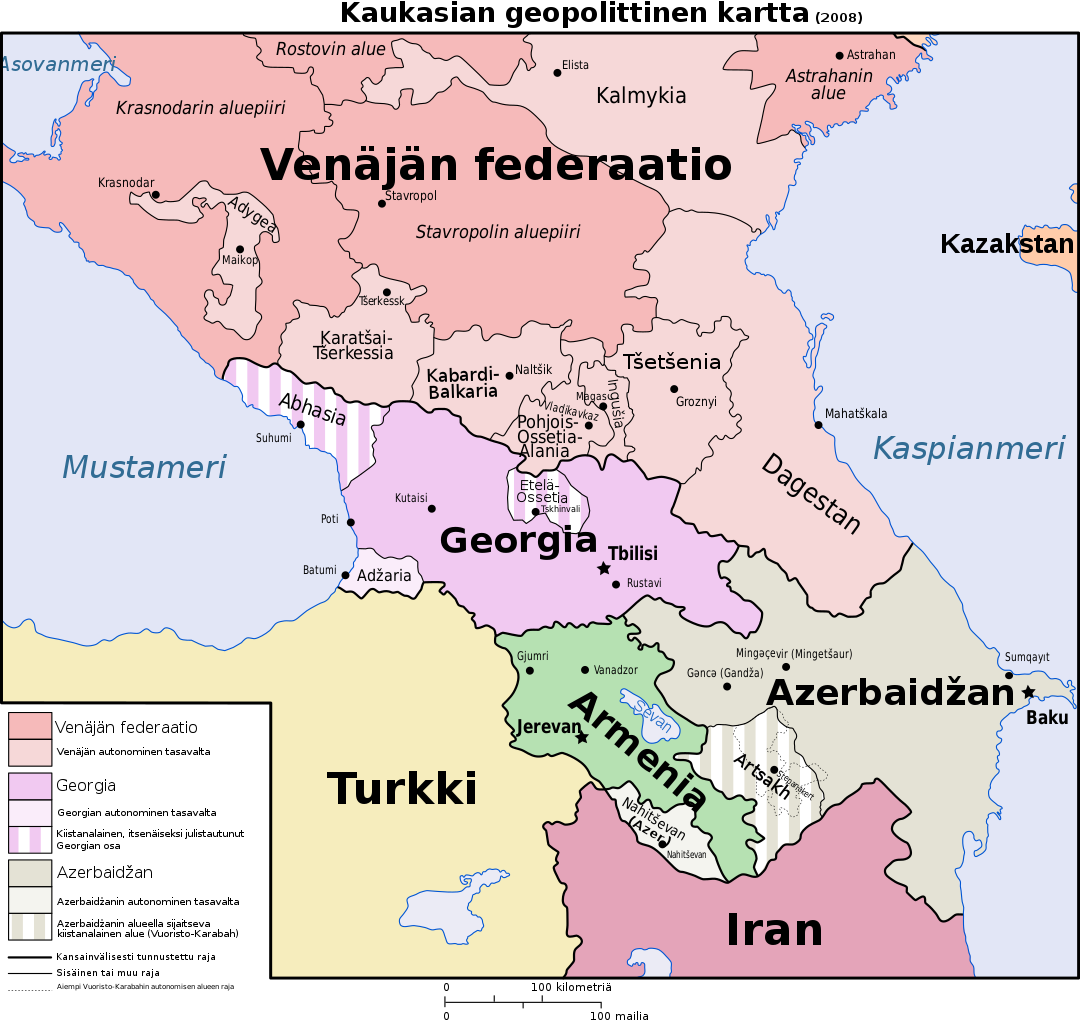 geo kartta File:Kaukasian geopoliittinen kartta.svg   Wikimedia Commons geo kartta
