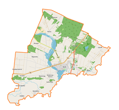 Mapa lokalizacyjna gminy Kock