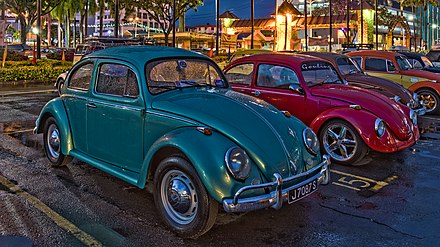 The Borneo Bug Fest in 2016, featuring Volkswagen Beetle.