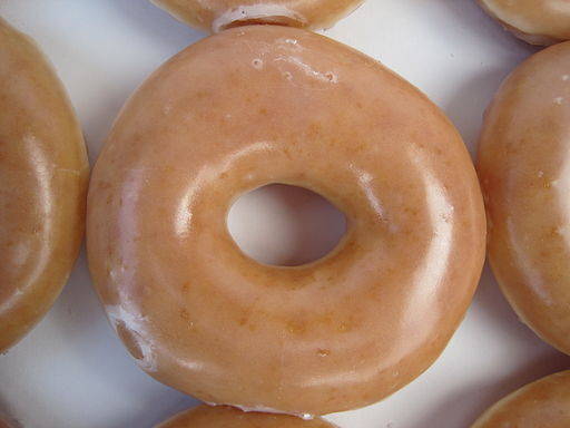 Krispy Kreme glazed donut