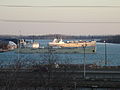 La Farge cement freighter English River and ESSROC cement freighter Stephen B. Roman, 2014 12 26 (3) (15929609720).jpg