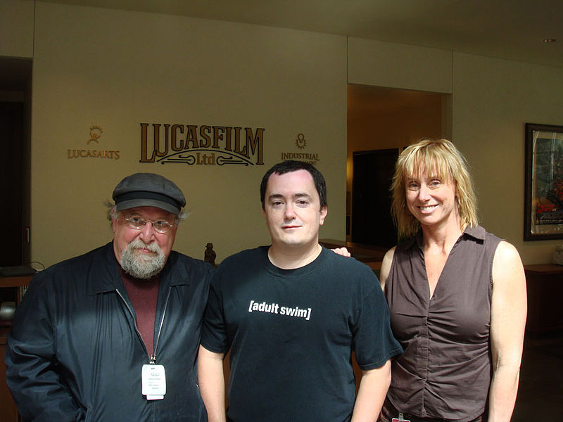 File:Lawrence Noble, me, Mary Franklin @ Lucasfilm (4940360921).jpg