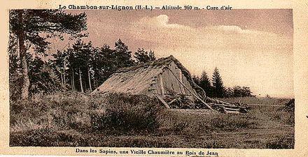 Chaumière au Chambon-sur-Lignon.
