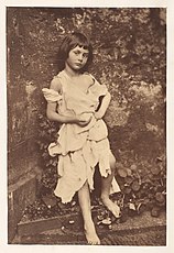 Lewis Carroll: Alice Liddellová jako žebračka, 1858