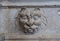 Lion's head on the tomb monument in the Church of Saint Hyacinth in Warsaw New Town.