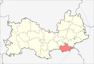 Кочкуровский район на карте
