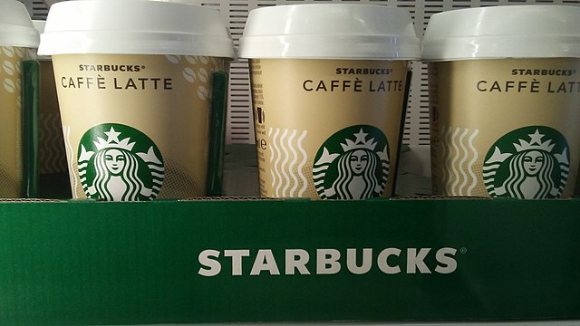 Starbucks' caffe lattes
