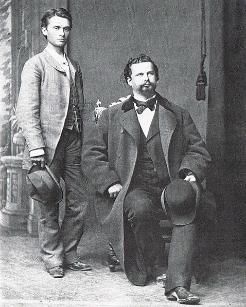 File:Ludwig II and Josef Kainz, 1881.jpg