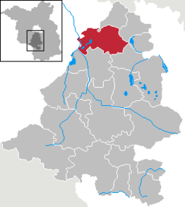 Kaart van Ludwigsfelde