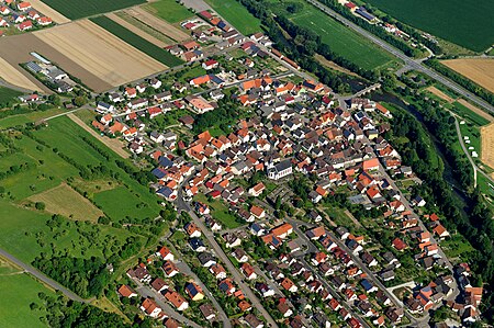 Luftbild von Tauberrettersheim