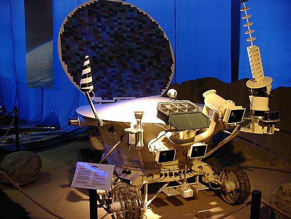 Model of Lunokhod vehicle