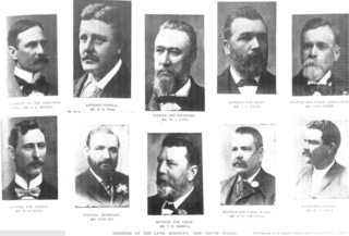 <span class="mw-page-title-main">Lyne ministry</span> New South Wales government ministry led by William Lyne