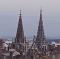 Flèches de l'Église Saint-Nizier de Lyon.}}