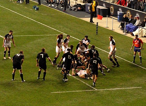 The U.S. v. the Māori All Blacks at PPL Park in 2013.