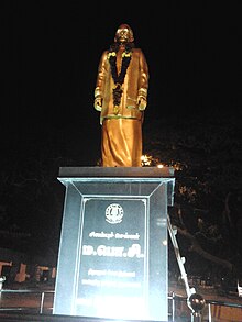 Statue of Ma. Po. Sivagnanam in Chennai