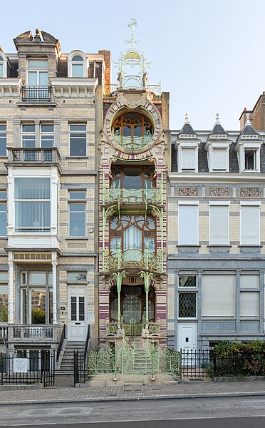 Saint-Cyr House by Gustave Strauven, Brussels (1901–1903)