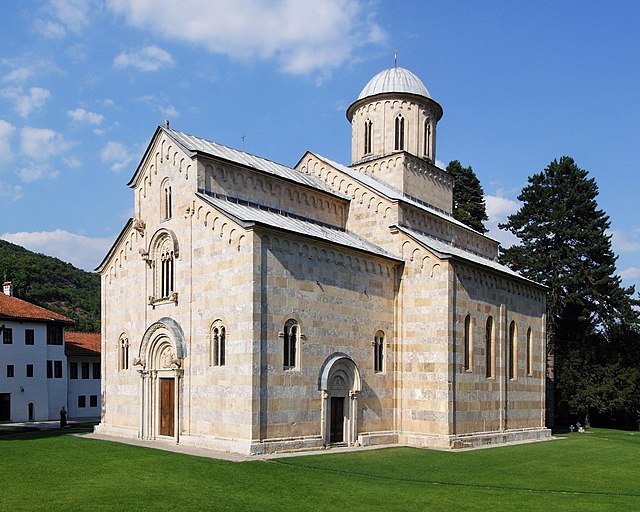 Visoki Dečani Monastery, a UNESCO World Heritage Site.