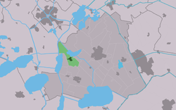 Location in the former Skarsterlân municipality